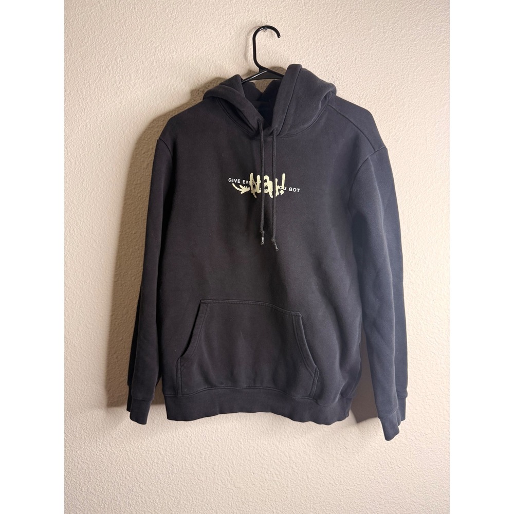 H&M Graphic Basketball Hoodie Mens M Black Streetwear E Activewear Athleisure